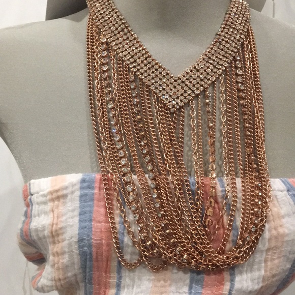 BCBGMAXAZRIA SOCIALITE Collection Bronze Necklace - Picture 4 of 10
